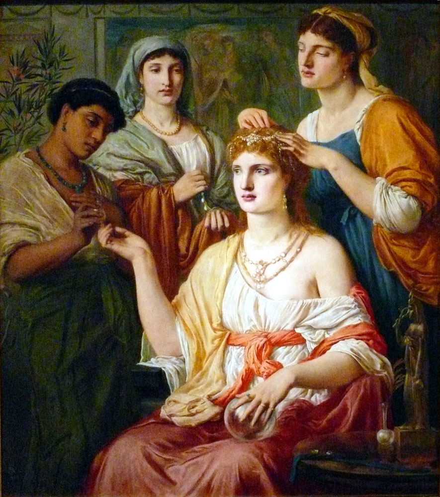 "Toeletta mattutina nell’Antica Roma" di Simeon Solomon (1869)